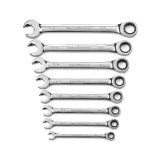 GearWrench 8-Piece SAE Ratcheting Open End Wrench Set
